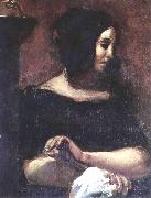 Eugene Delacroix Portrat der George Sand Germany oil painting artist